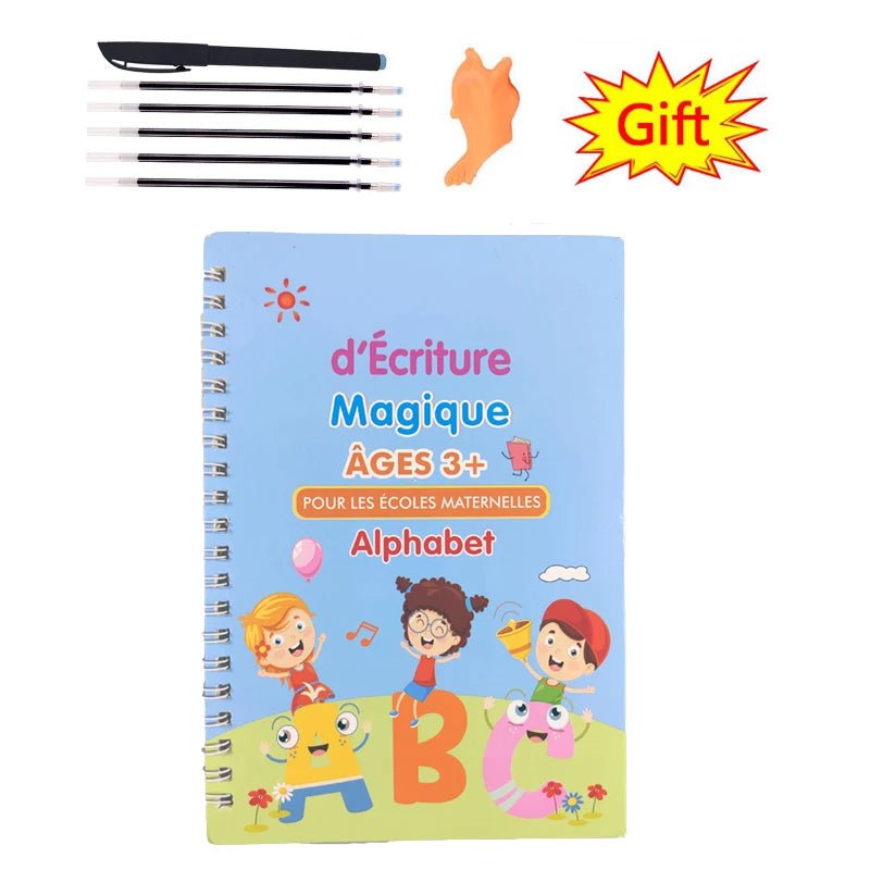 ÉcriPro™ - Cahiers magiques d'apprentissage pour l'écriture - Idée Jouets ÉcriPro™ - Alphabet + Set stylo Idée Jouets