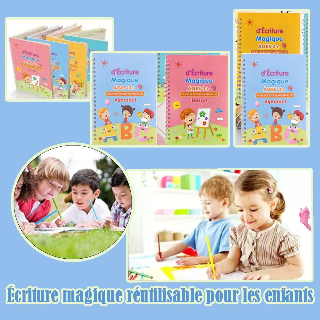 ÉcriPro™ - Cahiers magiques d'apprentissage pour l'écriture - Idée Jouets Idée Jouets