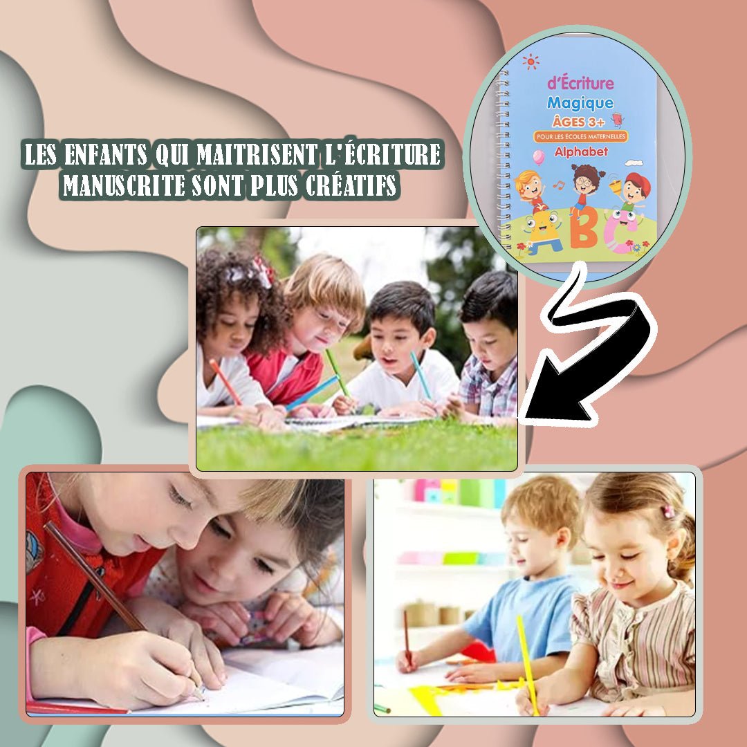 ÉcriPro™ - Cahiers magiques d'apprentissage pour l'écriture - Idée Jouets Idée Jouets