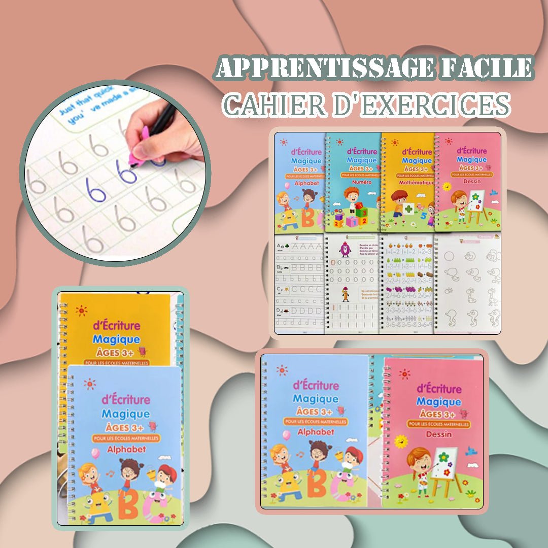 ÉcriPro™ - Cahiers magiques d'apprentissage pour l'écriture - Idée Jouets Idée Jouets