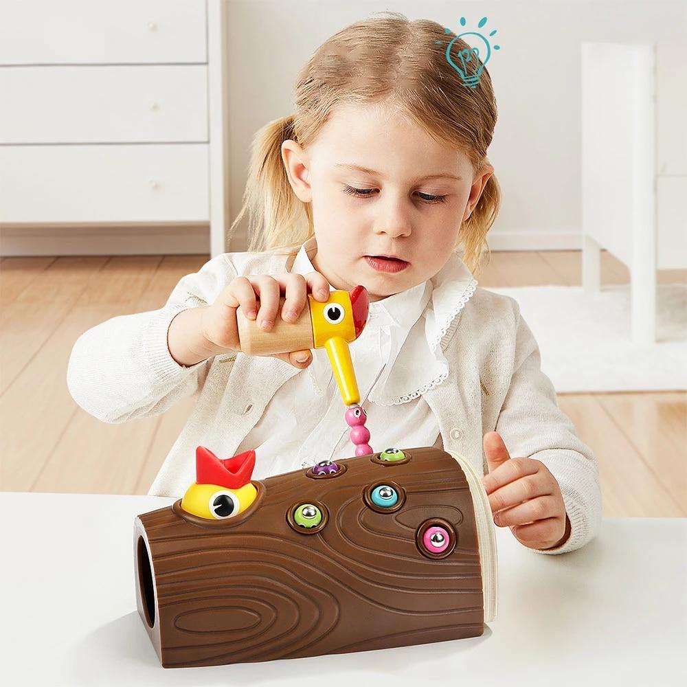 FeedingBird™-Jouets magnétique attrape-ver | Jeux enfants - Idée Jouets lecoledeschats Jeux enfants®