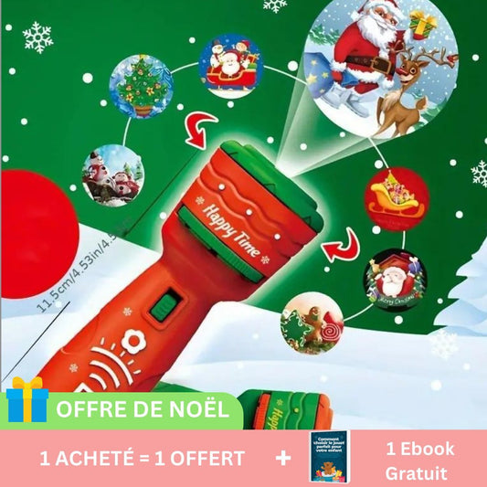 XmasFlash™ - Projecteur de Lumières de Noël - Idée Jouets OFFRE DE NOEL : 1 XmasFlash™ Rouge ACHETÉ = 1 XmasFlash™ Vert OFFERT Idée Jouets